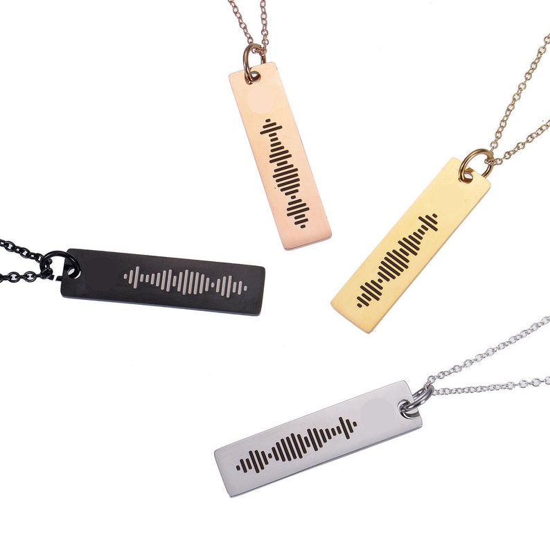 spotify custom necklace