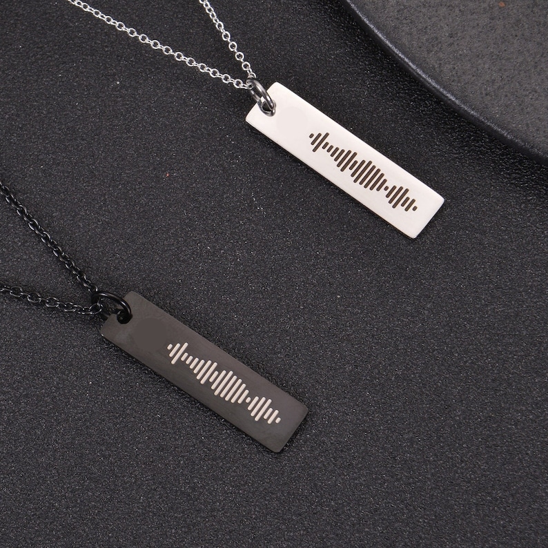 spotify barcode necklace