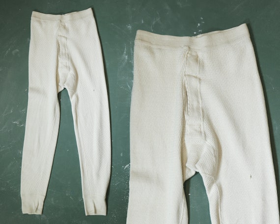 50s Vintage Military Winter Drawers Army Long Johns Military