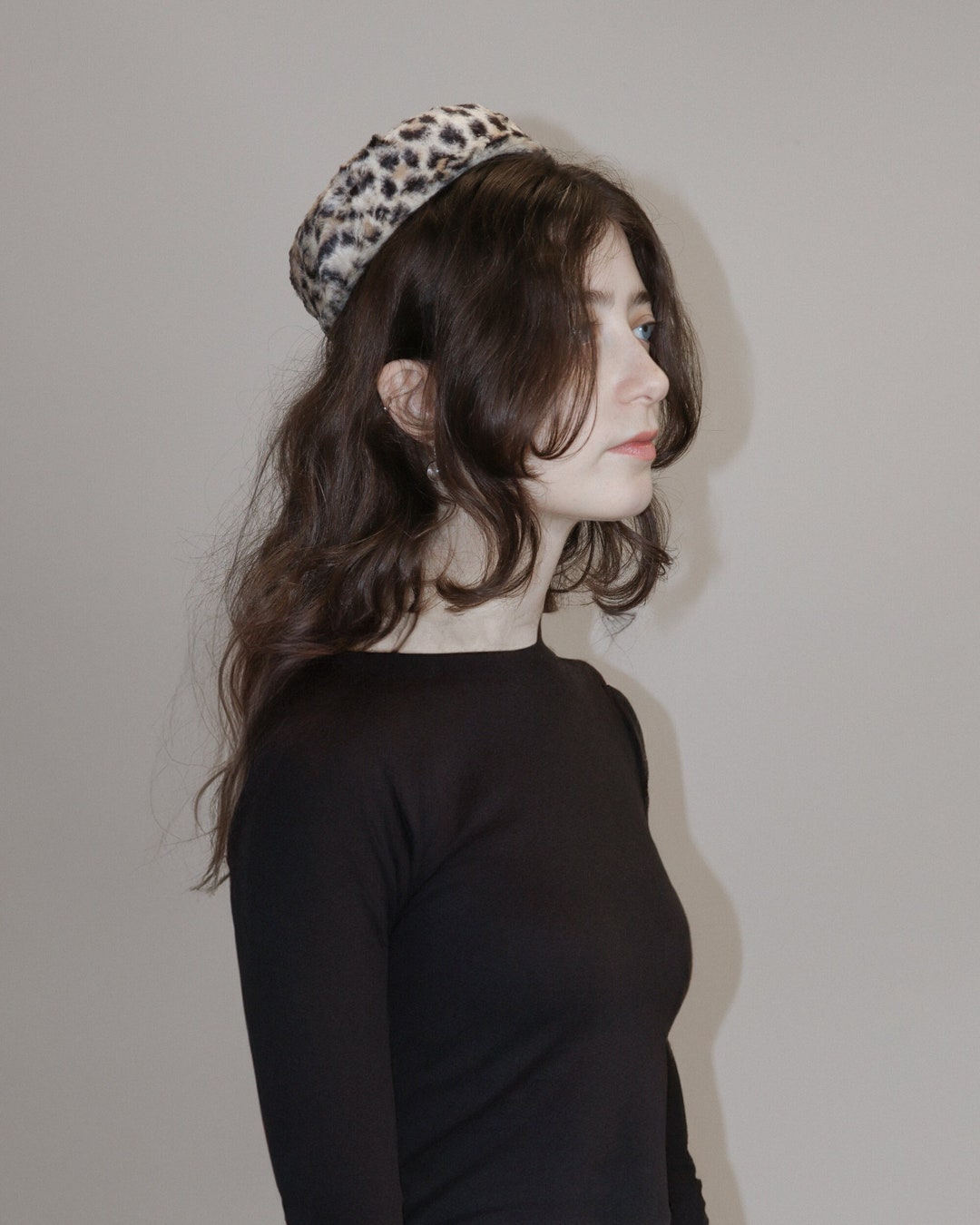 Vintage 1960s Leopard Skin Pillbox Hat Etsy