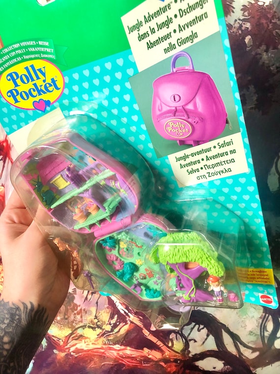 Sealed Vintage Polly Pocket Jungle Adventure 100 % Complete