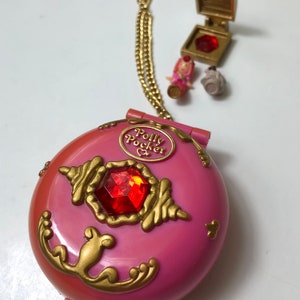 Vintage Polly Pocket Jeweled palace 1992 #972001 Bluebird Polly’s Ruby paradise locket