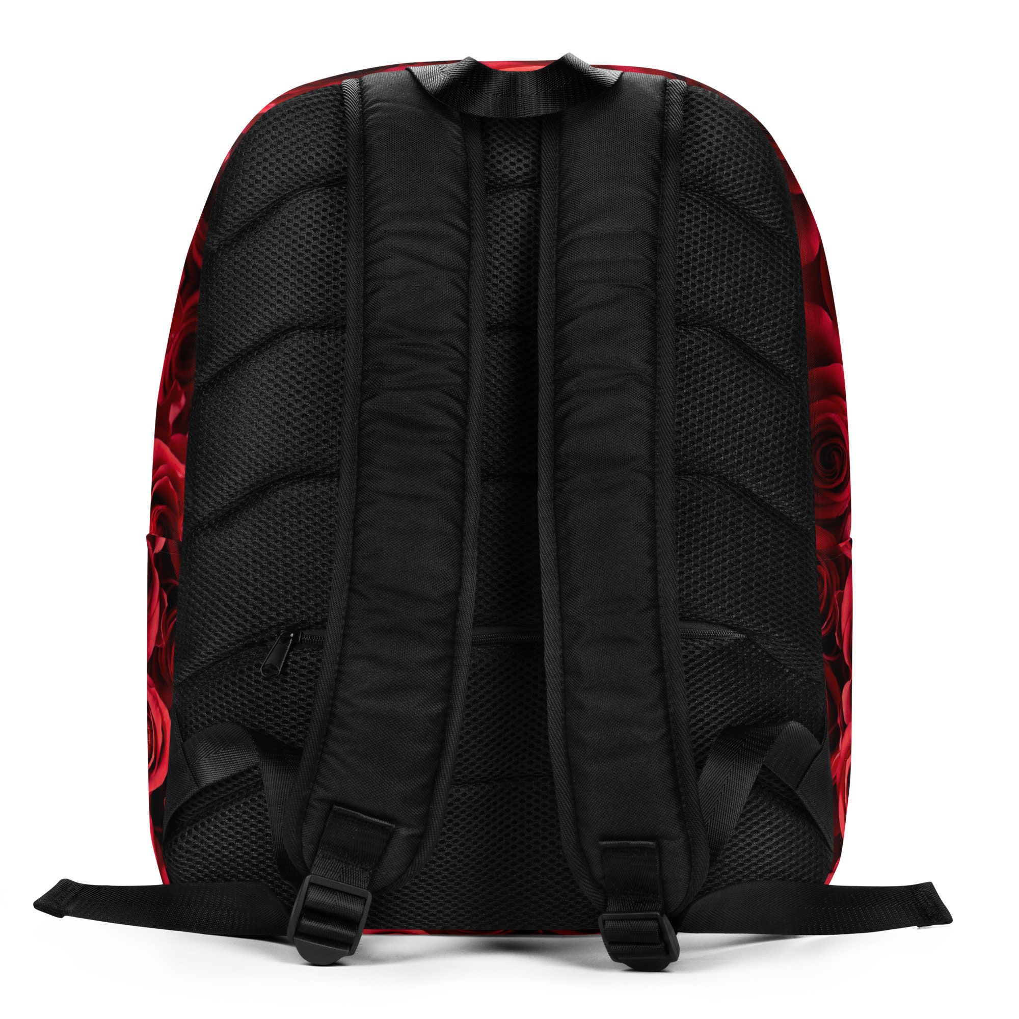 Red Roses Backpack Red Roses Backpack: Floral Laptop Bag, Water-resistant Polyester - Etsy