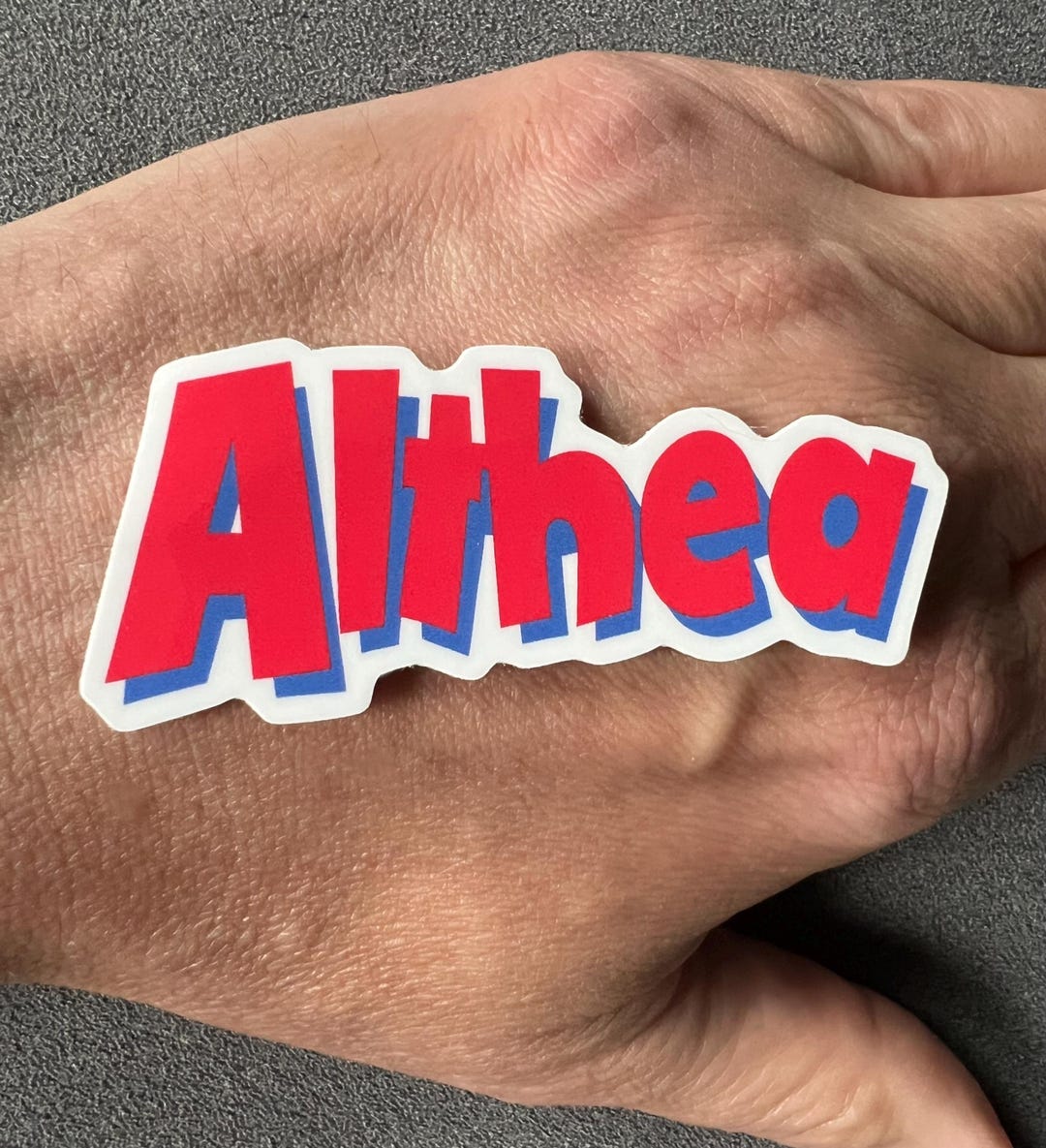 Athea Sticker Althea Sticker - Etsy