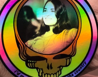 Donna Jean Godchaux Holographic Sticker