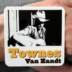 Townes Van Zandt Sticker