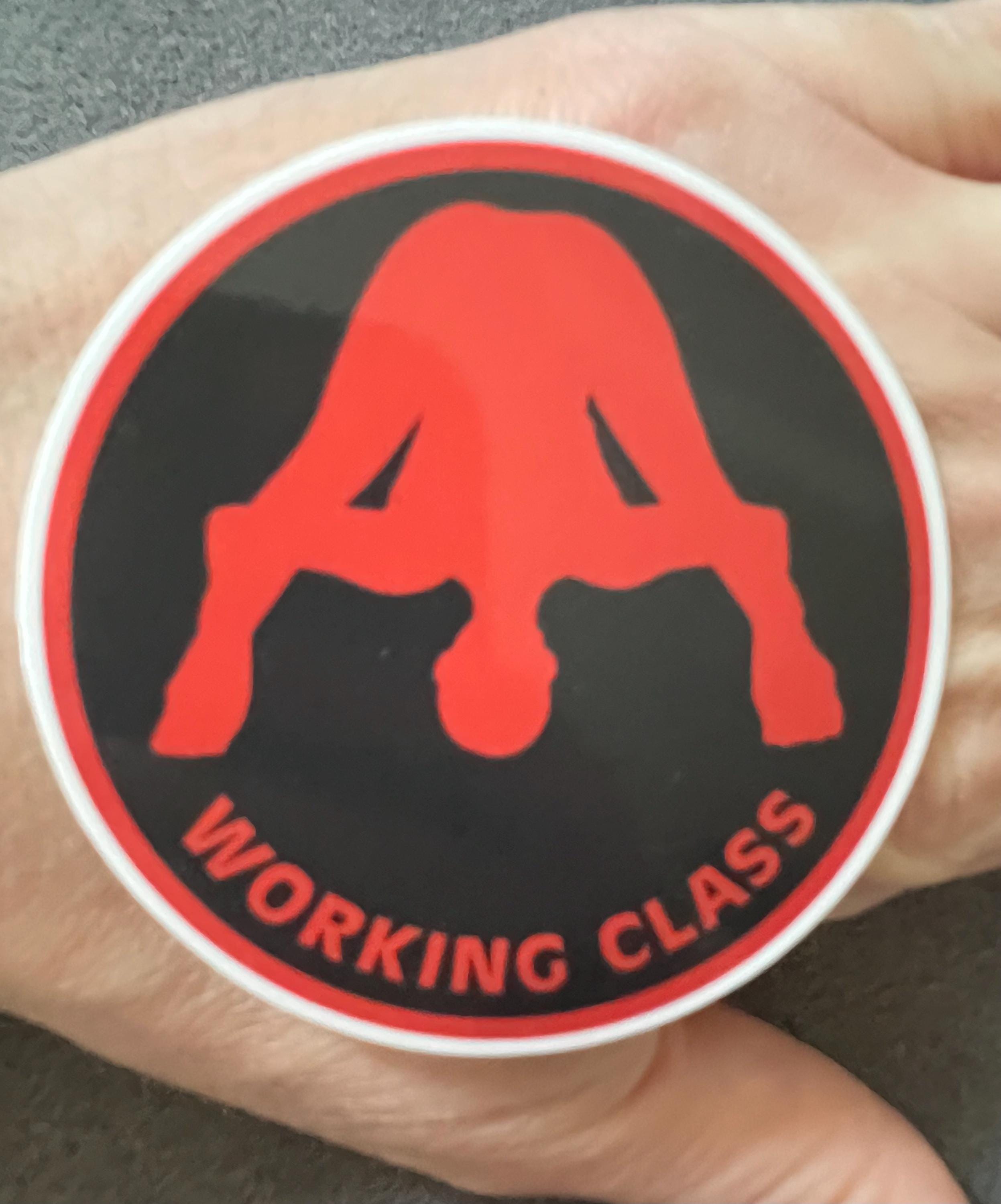 Working Class Sticker - Etsy