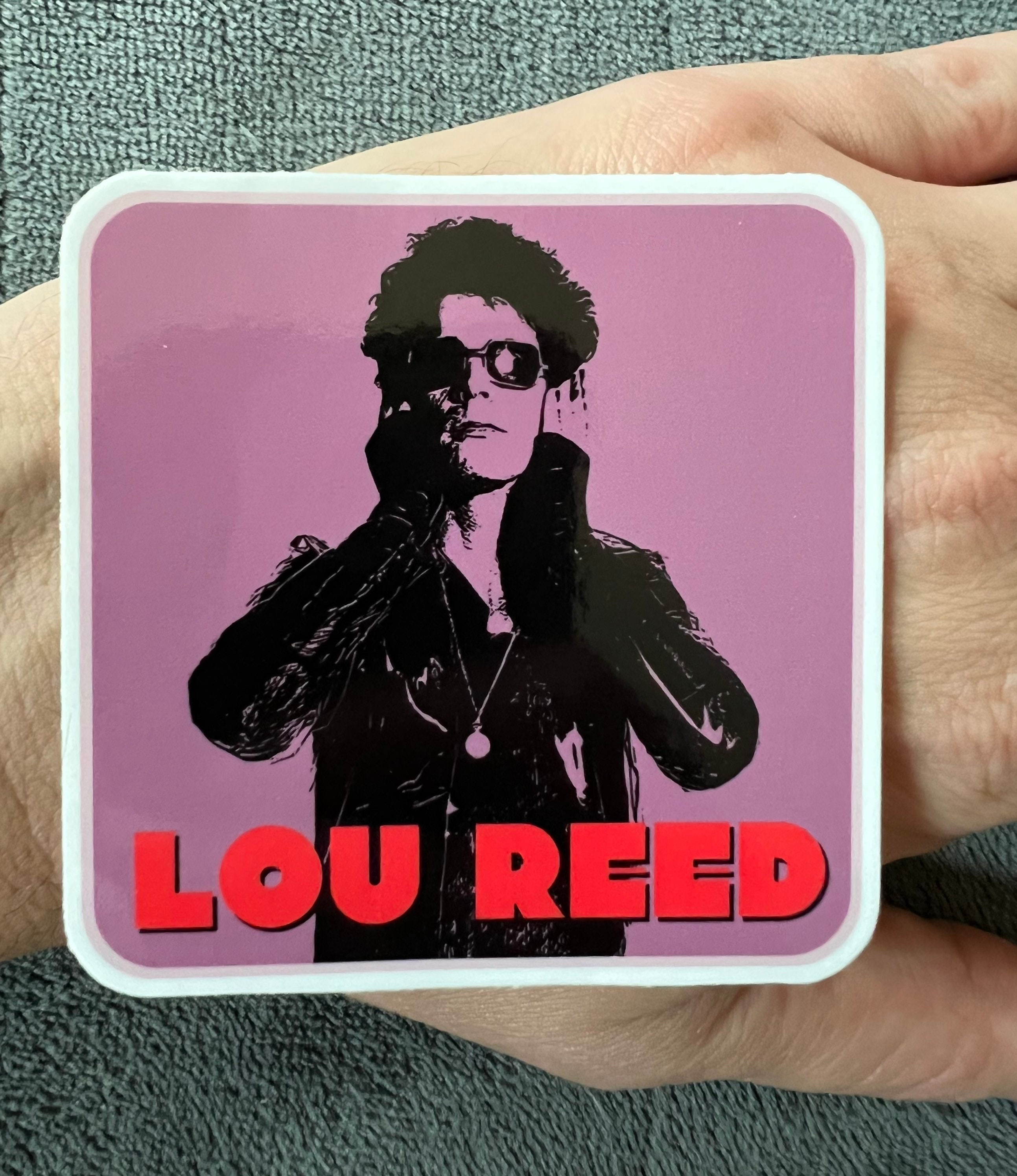 Lou Reed Sticker Lou Reed Sticker - Etsy