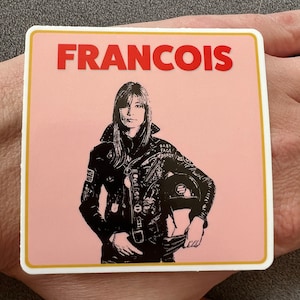Francois Hardy Sticker
