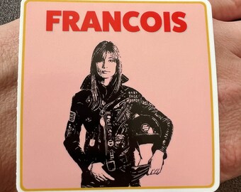 Francois Hardy Sticker
