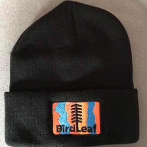 BirdLeaf LeafBone Embroidered Beanie
