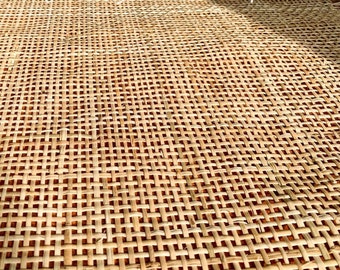 Rattan Cane Webbing Roll for DIY Project Bleached Cane Fabric