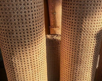 Natural Hexagon Rattan Cane Webbing Roll Cane for DIY, Best quality Natural Hexagon- Supper fine -1 quantity=1 feets