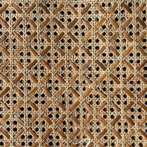 Fettuccia in rattan con motivo rombico - Colore personalizzato OEM - Perfetta per ristoranti, bar, case famiglia, hotel, ecc.