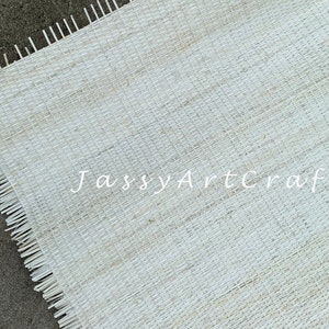 Closed White Natural Rattan Cane Webbing- Rattan Cane webbing roll- Tightly woven