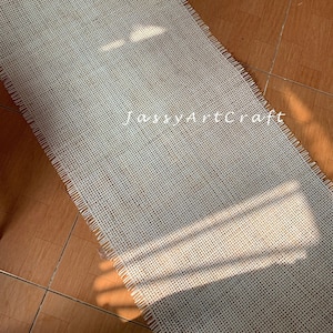 White Radio Rattan Cane Webbing Roll for DIY project Bleached cane fabric Perfect for your furniture image 5
