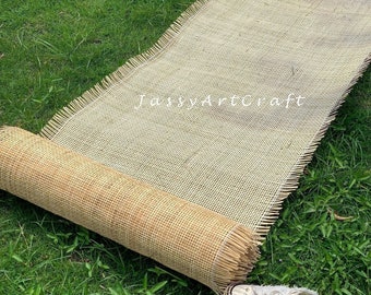 Cane Webbing Roll- Premium Natural Radio Cane Furniture -Top Seller, Small Hole Size