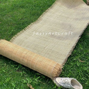 Cane Webbing Roll- Premium Natural Radio Cane Furniture -Top Seller, Small Hole Size