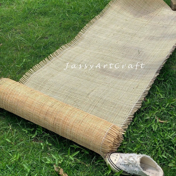 Cane Webbing Roll- Premium Natural Radio Cane Furniture -Top Seller, Small Hole Size