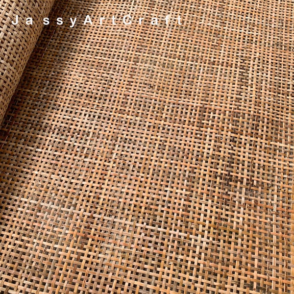 Rattan Webbing Cane Dark Brown Natural Radio for DIY project | Premium Vietnamese Rattan Cane Weave