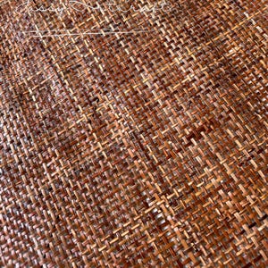 Dark Brown Rattan Cane Webbing – Natural Radio Weave for Vintage Radios, Furniture Repair, DIY Crafts & Retro Projects