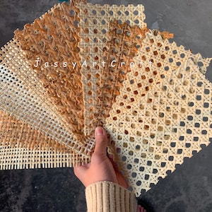 20 Samples Rattan Cane Webbing for DIY Interiors Furniture Improving- DIY project