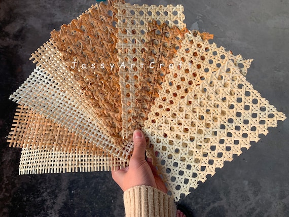20 Samples Rattan Cane Webbing for DIY Interiors Furniture Improving- DIY project