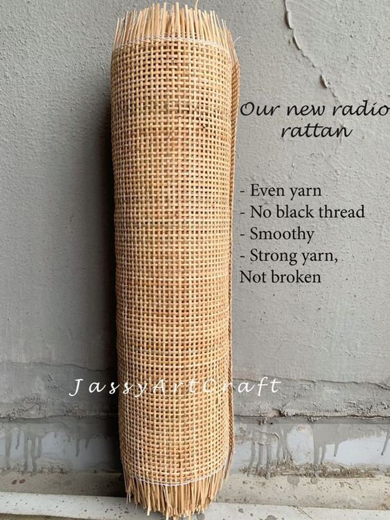 Rattan Cane Webbing for DIY-Premium Natural Radio Cane Material Cane webbing for Renew Furniture project image 4