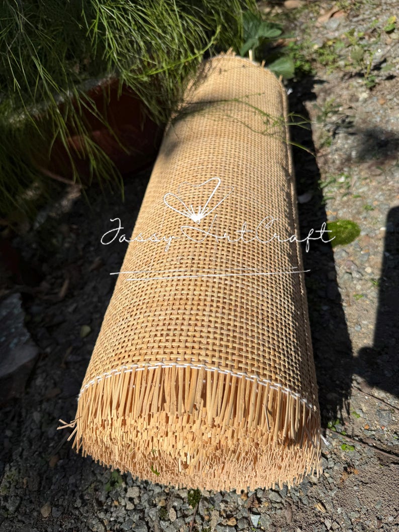 OFF PRICE- Natural Radio Rattan Cane Webbing DIY-Premium Square webbing for furniturer, interior design image 13