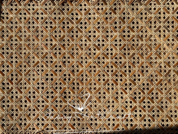 Rhombic Pattern Rattan Cane Webbing-OEM Customized Color-Perfect for Restaurant, Coffee Shop, Homestay, Hotel, ect