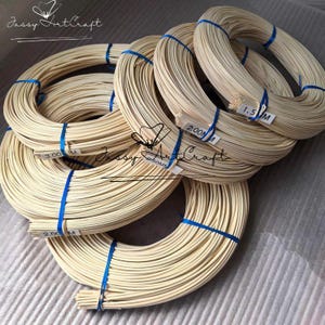 Rattan Caning Kit with Spline – Natural Rattan Core for Chair Repair, Upcycling, Furniture Restoration image 2