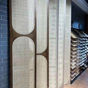 Cream Handmade Rattan Cane Webbing Roll - Radio Weave