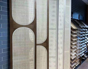 Cream Handmade Rattan Cane Webbing Roll - Radio Weave