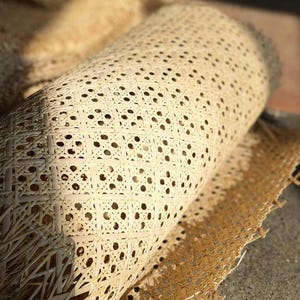 Rhombic Pattern Rattan Cane Webbing-OEM Customized Color-Perfect for Restaurant, Coffee Shop, Homestay, Hotel, ect image 5