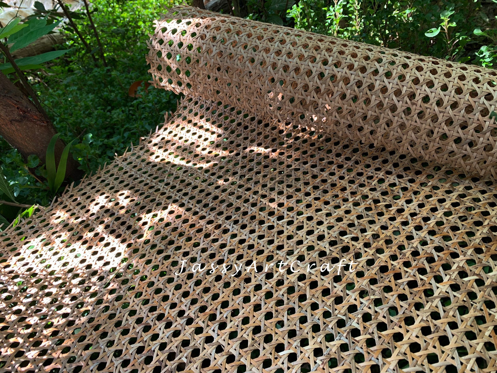 Darker Brown Natural Hexagon Rattan Cane bing Wood Color Etsy