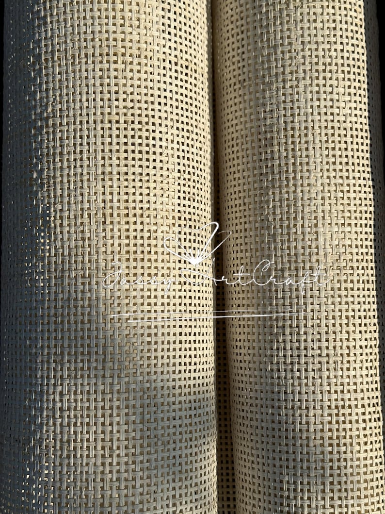 Radio Rattan Cane Webbing Roll for DIY project- Bleached cane fabric, Furniture Restoration & Crafts image 10