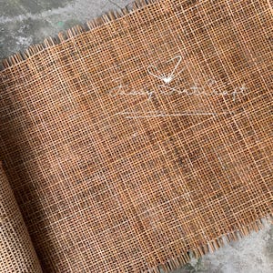 Rattan Webbing Cane Dark Brown Natural Radio | Ideal for Vintage Square Weave, DIY Furniture image 3