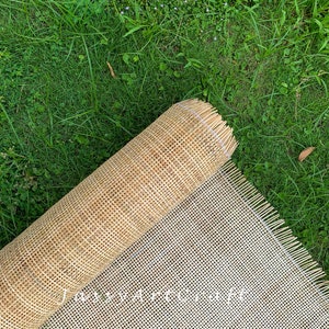 Cane Webbing for DIY-Premium Natural Radio rattan cane webbing Sell by Feet Furniture Decoration image 6