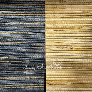 Boho Natural Raffia Wallpaper | Handwoven Wall Covering from Palm Fiber