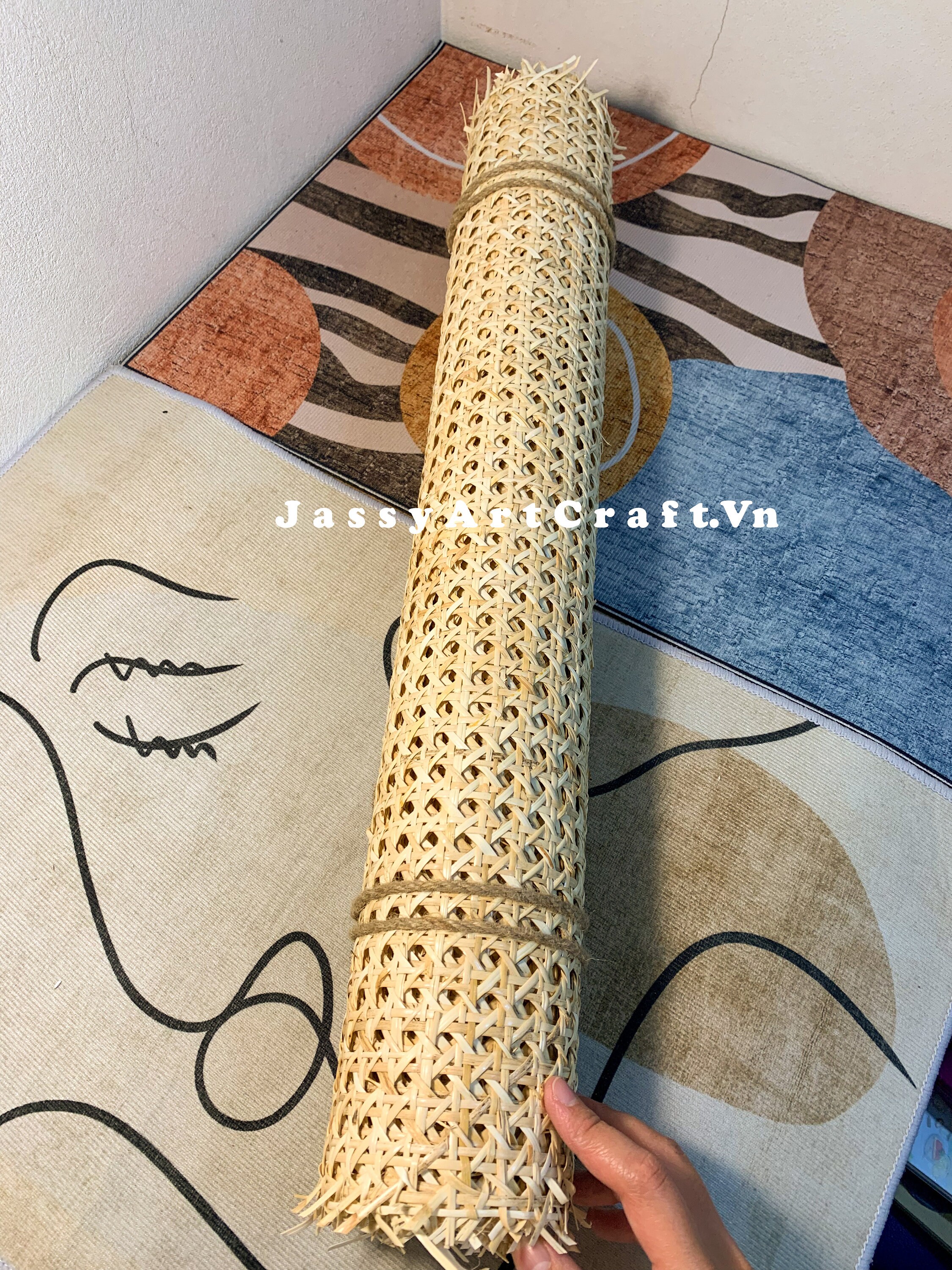 Natural Hexagon Rattan Cane Pre-woven for DIY Project| Rattan Cane ...