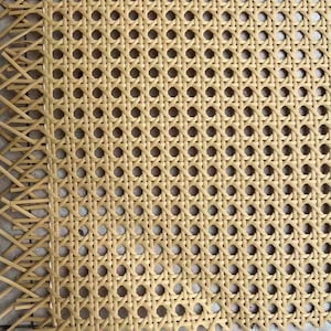 Poly Cane Webbing Rattan Natural Color for DIY project | Premium Vietnamese Rattan | Perfect for your chair