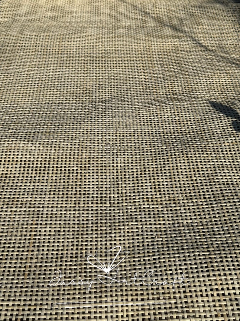 Radio Rattan Cane Webbing Roll for DIY project- Bleached cane fabric, Furniture Restoration & Crafts image 5