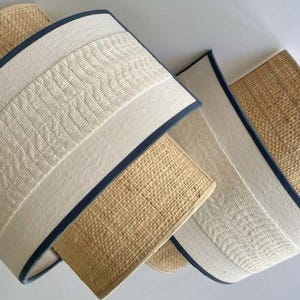 Natural Raffia Wallpaper | Handmade Textured Wall Covering | Furniture Décor & Wallcovering | Tropical Grasscloth Style image 11