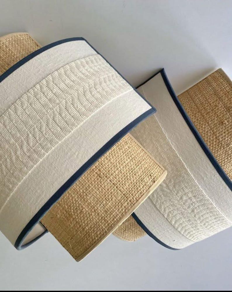 Natural Raffia Wallpaper | Handmade Textured Wall Covering | Furniture Décor & Wallcovering | Tropical Grasscloth Style image 11
