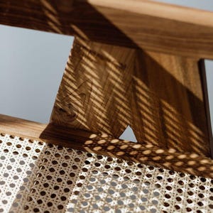 Natural Rattan Cane Webbing - Handmade Hexagon Pattern Material image 7