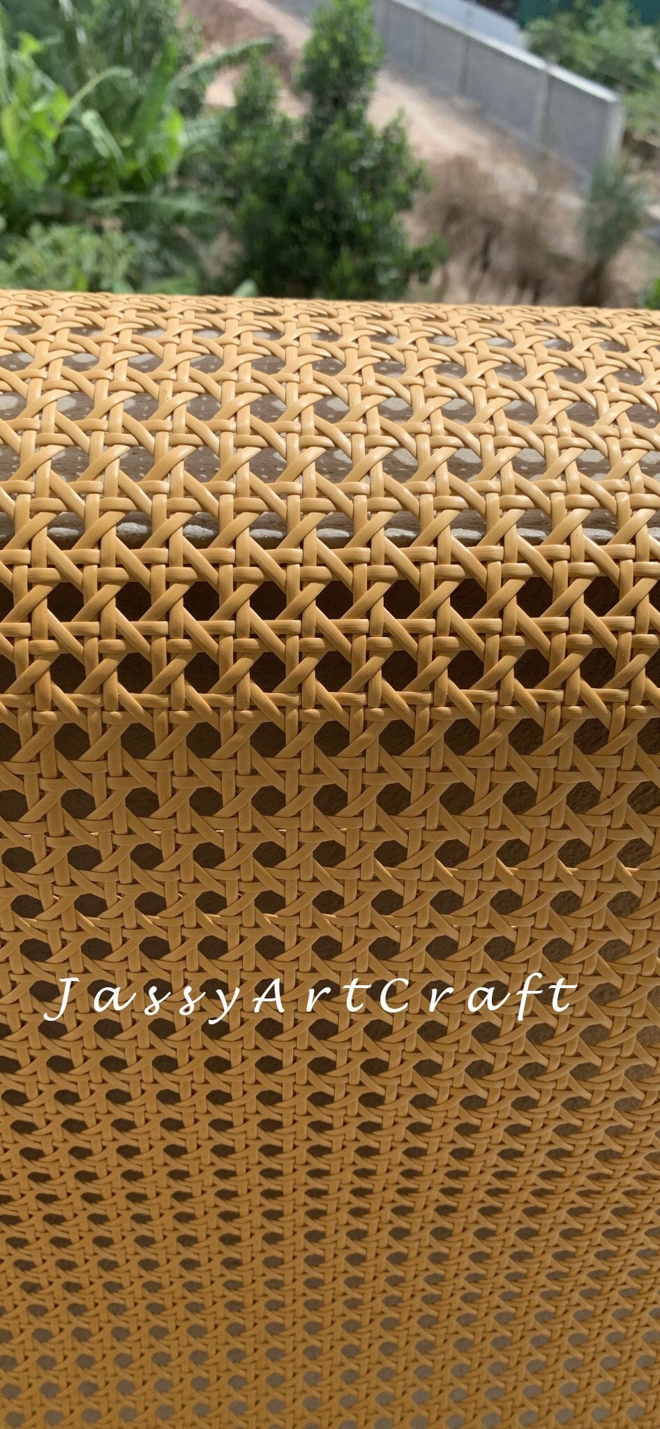 BIG SALE Rattan Cane Webbing Natural Color for DIY Project Premium