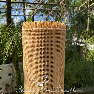 OFF PRICE- Natural Radio Rattan Cane Webbing DIY-Premium Square webbing for furniturer, interior design image 3