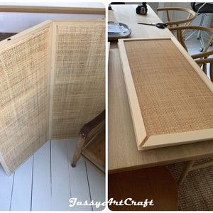 15.5/18''/20/24''/27.5/36'' Width Dark Natural Radio Rattan Cane Mesh/caning  Material for Cane Furniture, DIY Projects Sell by the Foot. 