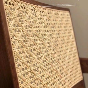 Rhombic Pattern Rattan Cane Webbing-OEM Customized Color-Perfect for Restaurant, Coffee Shop, Homestay, Hotel, ect image 2