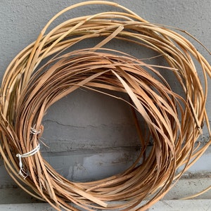 Flat Rattan Reed For Basket And Seat Weaving Natural Wicker
